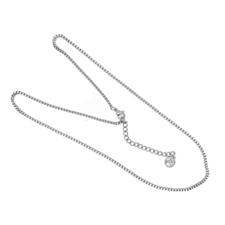 Catena Classica 2 mm Acciaio 316L Argentato