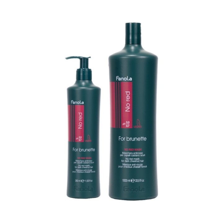 Maschera Anti-rosso Capelli Castano-Scuri NO RED [Combo]