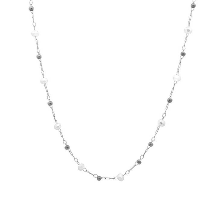 Giro-Cristalli Bianco Acciaio 316L Argentato