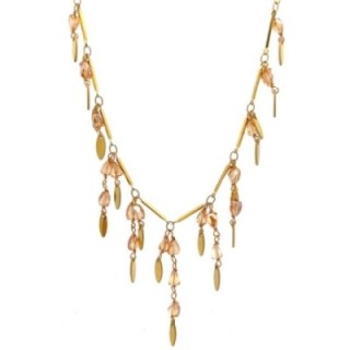 Giro-Cristalli Champagne con Pendenti Acciaio 316L