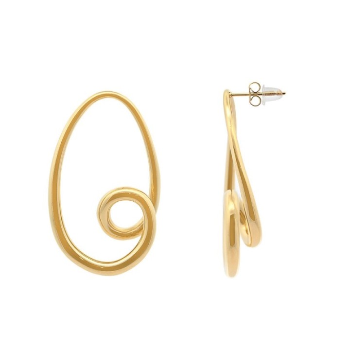 Lobo Pendente a Spirale Acciaio 316L