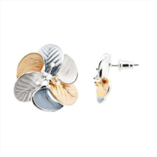 Lobo Bijoux Fior di Petali Smaltato Bianco