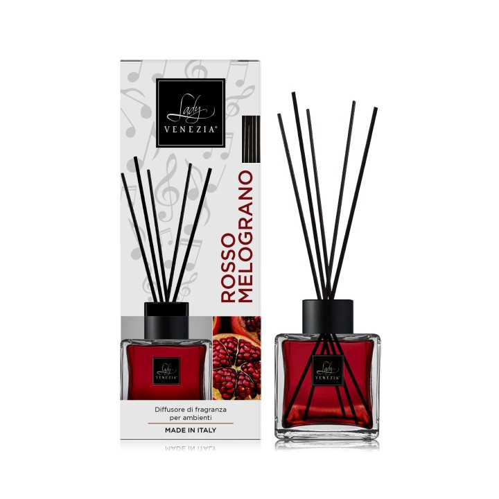 Profumatore Ambiente ROSSO MELOGRANO | Lady Venezia CUBO