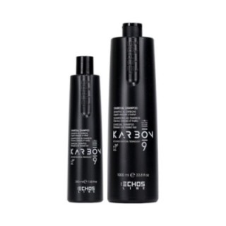 Shampoo al Carbone Capelli Stressati KARBON 9 [Combo] by Echosline