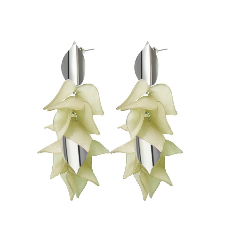 Pendenti con Frange di Petali Acciaio 316L