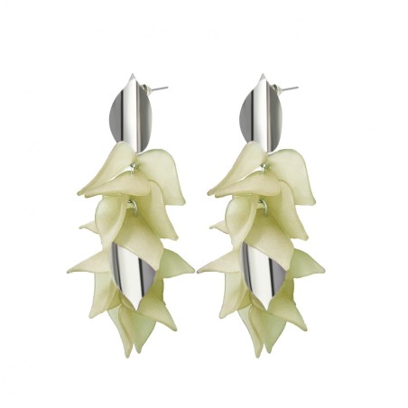 Pendenti con Frange di Petali Acciaio 316L