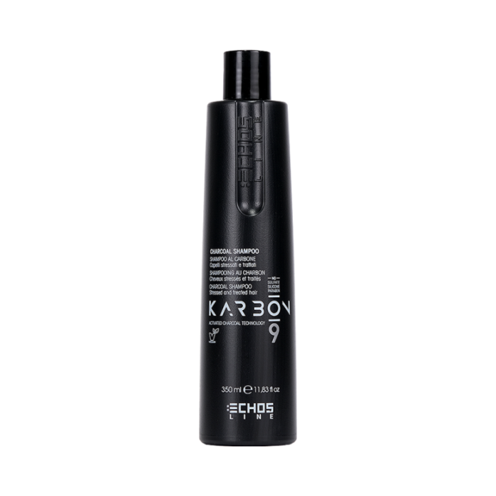 Shampoo al Carbone Capelli Stressati KARBON 9 [Combo] by Echosline