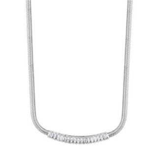 Giro-Diadema Modernista Snake Zirconia Acciaio