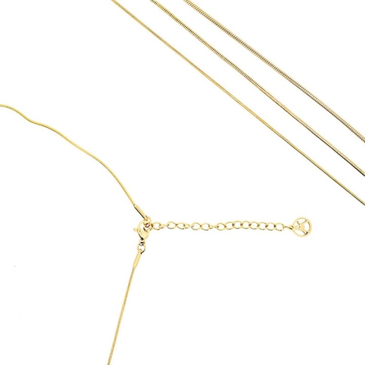 Catena Snake 0.9/1.2/1.6 mm Acciaio Dorato