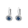Monachella Zirconia Blu Cristalli Acciaio Argentato