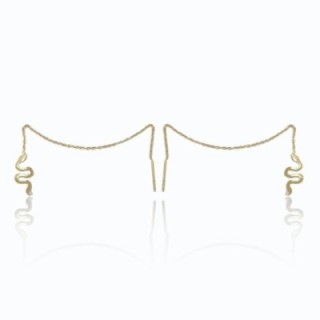 Saliscendi Snake Acciaio 316L Dorato