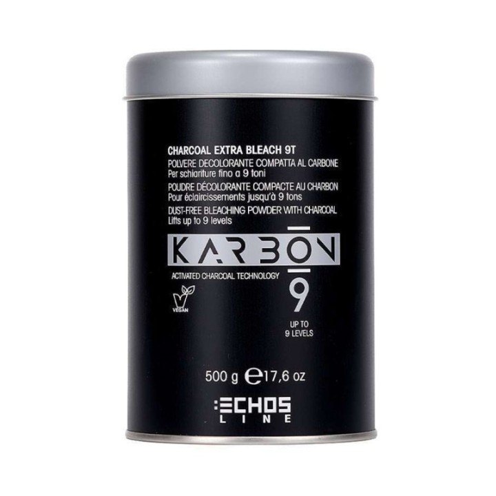 Polvere Decolorante Compatta al Carbone Schiariture/9 Toni KARBON 9 [500gr] by Echosline