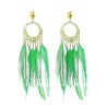 Pendenti Piuma Verde Yosemite Acciaio 316L