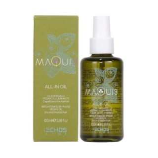 Olio Bifasico Vegano Illuminante Capelli Secchi-Trattati MAQUI 3 [100ml] by Echosline