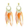 Pendenti Piuma Arancio Yosemite Acciaio 316L