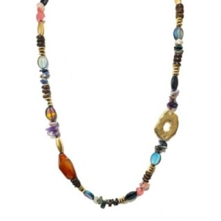 Collana Lunga Perline Aurea Malawi Fantasia