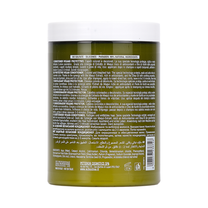 Conditioner Vegano Protettivo Capelli Colorati-Decolorati MAQUI 3 [1Litro] by Echosline