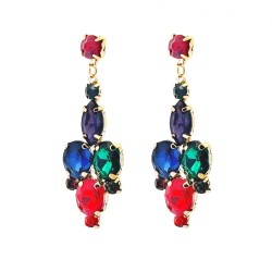 Pendenti Jem Crystal Multicolore Acciaio 316L