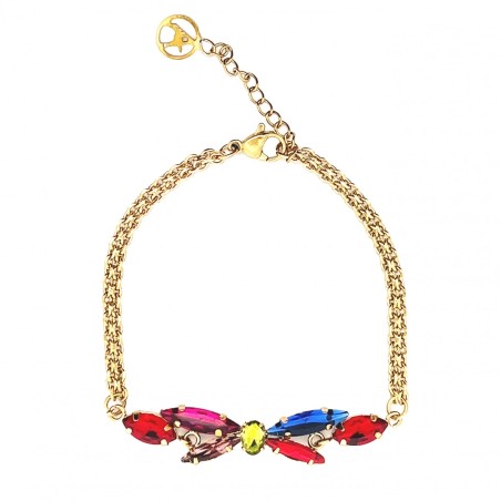 Braccialetto Jem Crystal Carnival Acciaio 316L