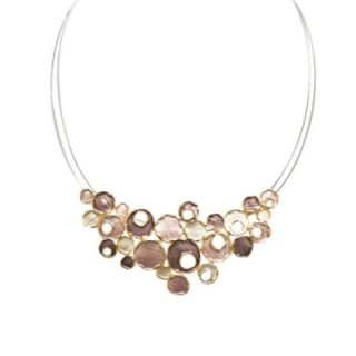 Girocollo Diadema Bijoux Globo Smaltato Marrone
