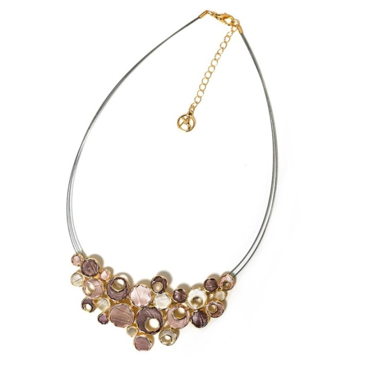 Girocollo Diadema Bijoux Globo Smaltato Marrone