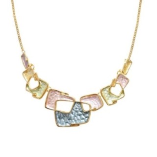 Girocollo Diadema Bijoux Piastrine Smaltato Fantasia