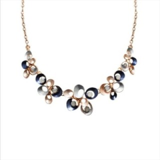 Girocollo Diadema Bijoux Ovale Cavo Smaltato Blu