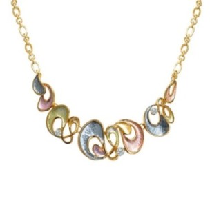 Girocollo Diadema Bijoux Infinito Astratto Smaltato Fantasia