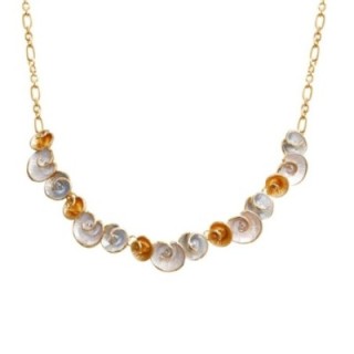 Girocollo Diadema Bijoux Spiralina Smaltato Grigio