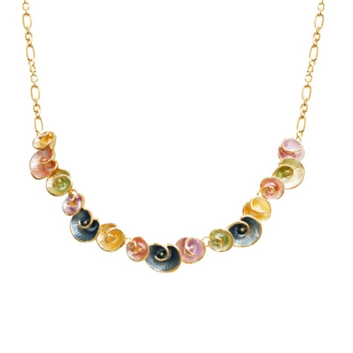 Girocollo Diadema Bijoux Spiralina Smaltato Fantasia