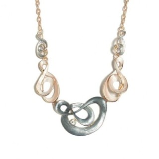 Girocollo Diadema Bijoux Infinito Smaltato Grigio