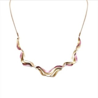 Girocollo Diadema Bijoux Mirage Smaltato Fucsia