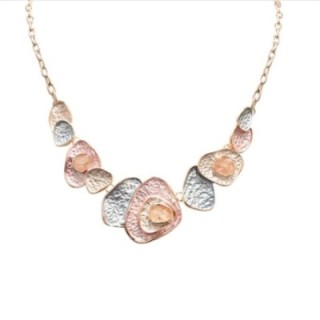 Girocollo Diadema Bijoux Atolli Smaltato Rosa