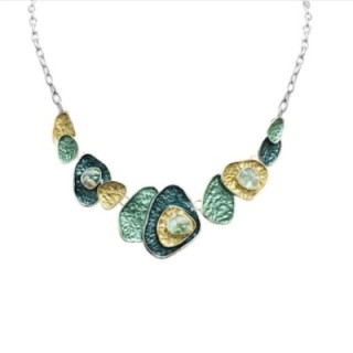 Girocollo Diadema Bijoux Atolli Smaltato Verde