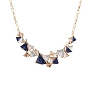 Girocollo Diadema Bijoux Riccioli Smaltato Blu