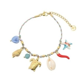 Bracciale Multi-charms Marini Acciaio 316L