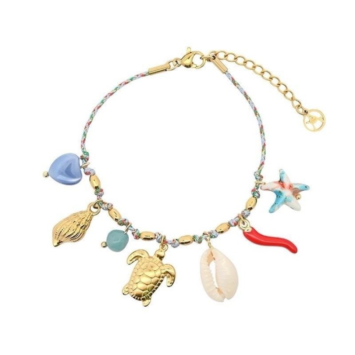 Bracciale Multi-charms Marini Acciaio 316L