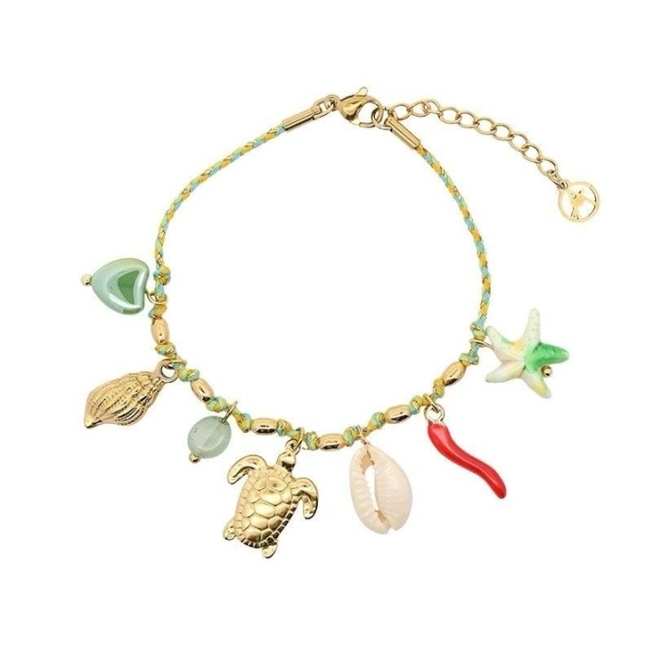 Bracciale Multi-charms Marini Acciaio 316L