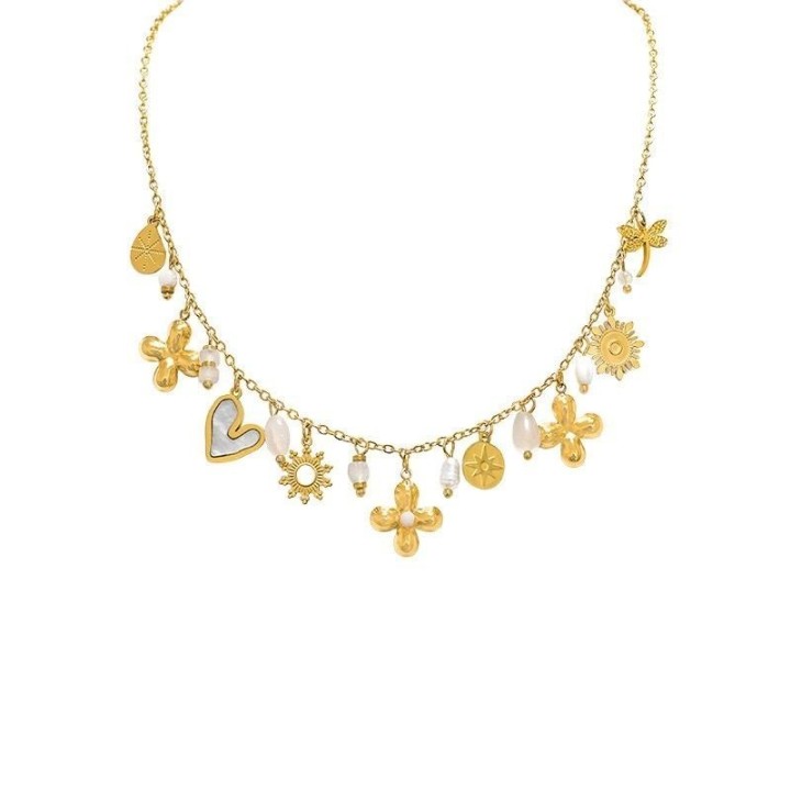 Girocollo Multi-charms Love Acciaio 316L