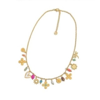 Girocollo Multi-charms Love Acciaio 316L
