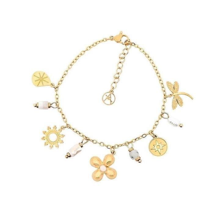 Bracciale Multi-charms Love Acciaio 316L