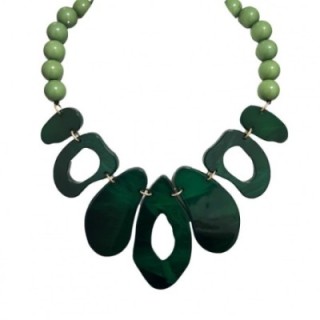 Collier Perline Gusci di Mare Verde