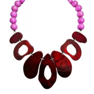 Collier Perline Gusci di Mare Fucsia