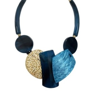 Collier Resina Modern Art Blu