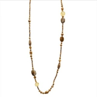 Collana Perline Lunga Harare Caramel