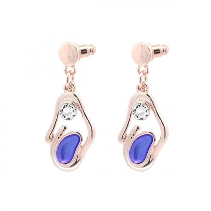 Pendenti Bijoux Crystal Smaltato Blu