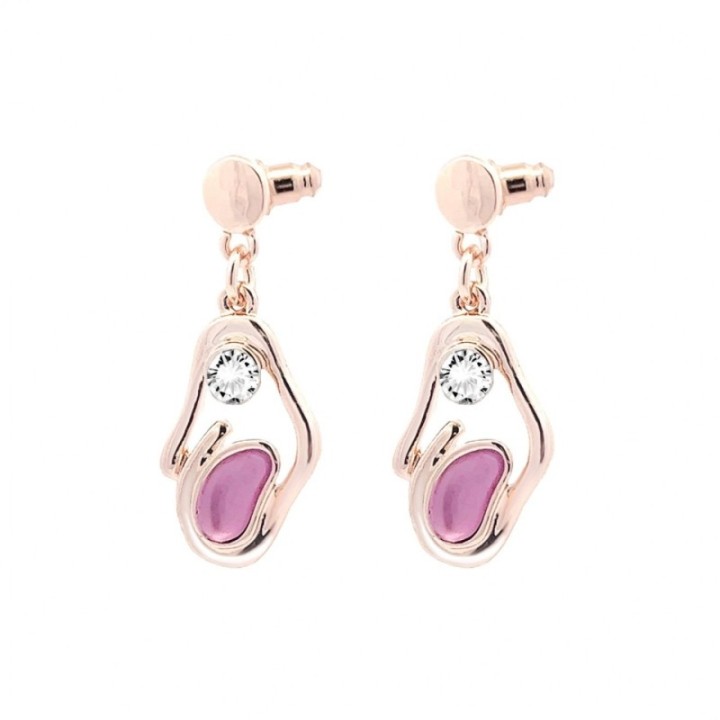 Pendenti Bijoux Crystal Smaltato Viola