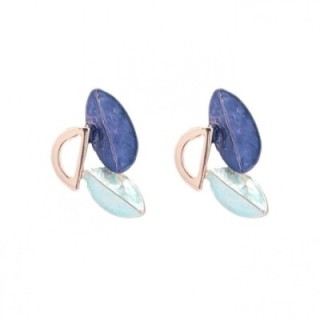 Lobo Bijoux Foglie Smaltato Bluceleste