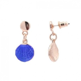 Pendentini Bijoux Conchiglia Smaltato Blu