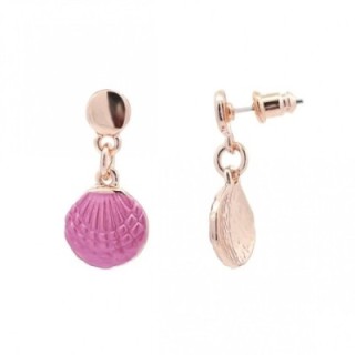 Pendentini Bijoux Conchiglia Smaltato Fucsia